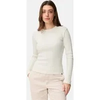 camel active Langarmshirt mit Rundhalsausschnitt Langarm