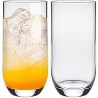 KONZEPT Gläser-Set Trinkgläser Set 6/12-teilig, Transparente 400ml, 6-tlg., Wassergläser Set, Ideal für Saft, Cocktails, Longdrinks, Eiskaffee