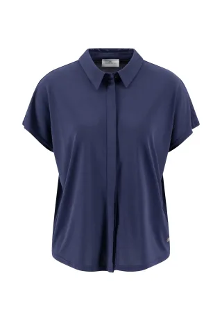 FYNCH-HATTON - BLOUSE JERSEY MODAL galaxy blue - Gr. - M