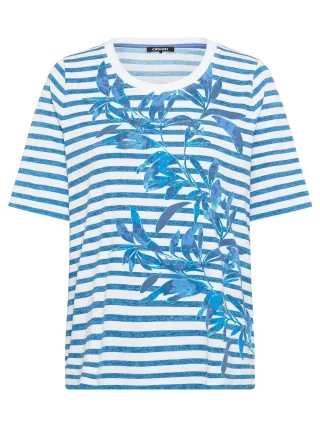 Olsen - T-Shirt Short Sleeves capri blue - Gr. - 38