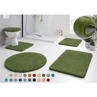 Kleine Wolke Badematte RELAX, Badvorleger, Badezimmer Teppich, Höhe 30 mm, rutschhemmend beschichtet, fußbodenheizungsgeeignet, Polyacryl, rechteckig, Badteppich, meliert, rechteckig, rund & als Set erhältlich
