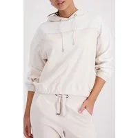 Monari Kapuzensweatshirt Sweatshirt Colorblock + Schmuck Regular fit mit Kapuze