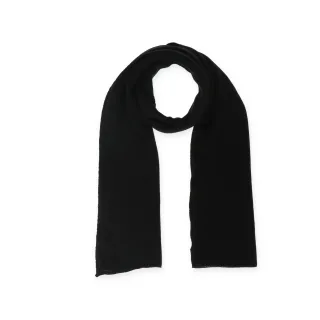Halsüberkopf Accessoires - 180x30 Schal Uni leicht schwarz