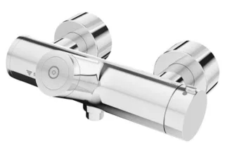 Schell Aufputz-Duscharmatur VITUS VD-C-T/u CVD, Thermostat, Anschl. unten, chrom, 016140699 016140699