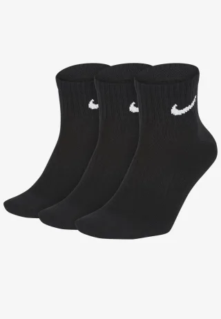 Nike Dry Cushion Everyday 3 Paar Söckchen in Schwarz