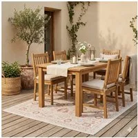Pergamon Outdoorteppich Indoor Outdoor Teppich Lagos Vintage, Rechteckig, Höhe: 4 mm
