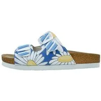 DOGO Stella Pantolette Daisy Stripes Damen Sandalen Pantolette Handgefertigt