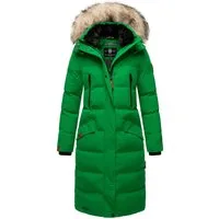 Marikoo Schneejacke Marikoo Schneesternchen Damen Winter Steppjacke B890 langer Parka mit abnehmbarer Kapuze