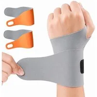 COOL-i ® Handgelenkbandage 2er Set Handgelenkbandage, elastisch & ultradünn, verstellbar, atmungsaktiv für Sport, Arbeit & Alltag