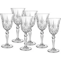 RCR Weinglas RCR Melodia Goblet 3 Weißwein 210 ml 6er Set, Glas
