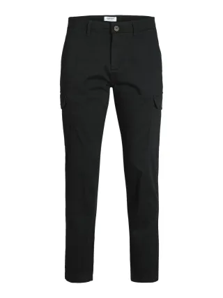 JACK&JONES - JPSTOLLIE JJBOWIE CARGO NOOS black - Gr. - 30