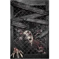 Metamorph Dekoobjekt Zombie Fensterdeko - Horror Halloween deko, Horror Halloween deko