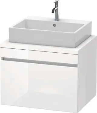 Duravit DuraStyle Konsolenwaschtischunterbau wandhängend Weiß Hochglanz 700x548x512 mm - DS531102222 DS531102222