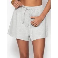 SASSYCLASSY Shorts Lässige Sweatshorts Damen casual Shorts mit elastischem Bund und Kordelzug buttergelb