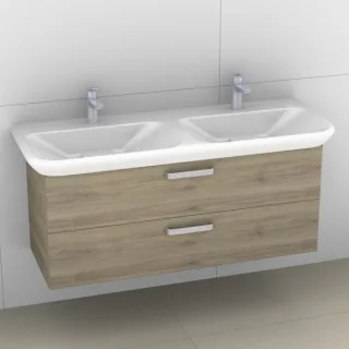 Artiqua 413 Waschtischunterschrank für MyDay 135430 Sanremo Eiche quer NB, 413-WU2L-K78-7145-428 413-WU2L-K78-7145-428