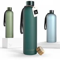 LARS NYSØM Trinkflasche Blæst, Trinkflasche mit Hydrationsskala und Trageschlaufe