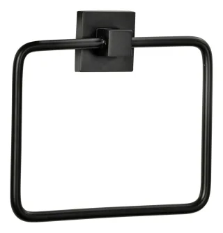 Fackelmann New York Handtuchring 19x17x3,5cm schwarz, 86724 86724