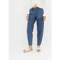 bonprix Loose-fit-Jeans (1-tlg) Barrel-Form, mit Gummibund, mit Elasthan-Anteil