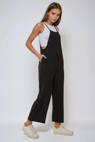 Halter-Neck Regular Fit Jumpsuit mit Tasche