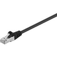Patchkabel CAT.5e SF/UTP schwarz, 3 Meter