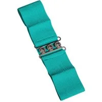 Banned Taillengürtel Sophia Aqua Blau Vintage Retro Stretchgürtel