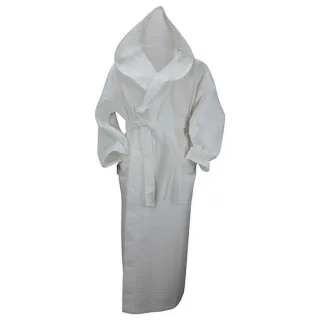 ARTG - "Robezz" Morgenmantel mit Kapuze für Damen (Weiß)