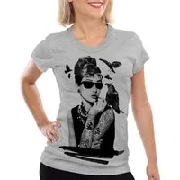 style3 T-Shirt Audrey Tattoo hepburn tatoo rockabilly star film punk rock holly