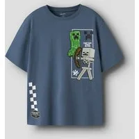 Name It T-Shirt NKMJUN MINECRAFT SS NREG TOPBOX NOOS BIO Baumwolle, regular fit