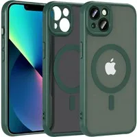 CoolGadget Handyhülle für Apple iPhone 13 6,1 Zoll, Kamera Schutz Hülle Silikon Hard Case Schutzhülle für Magsafe Zubehör