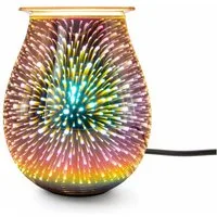 Candle BROTHERS Duftlampe elektrisch Glas 16x21cm