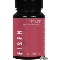 TNT (True Nutrition Technology) Eisen Tabletten, 18mg Eisen pro Tablette Tabletten, 120,00 St., 24 g