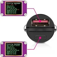 Wicked Chili 45W USB KFZ Ladegerät USB-C / -A Schnelladegerät Auto-Adapter Zigarettenanzünder-Stecker zu USB Typ C und USB-A, 2-fach USB-A / USB-C Auto Ladegerät 20W für iPhone 15, 14, 13, 12