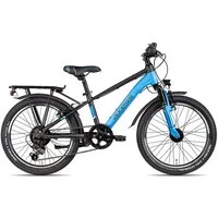 Axess Kinderfahrrad Adventure 6 20, 6 Gang Shimano Tourney 6 Schaltwerk, Kettenschaltung, Straßenausstattung blau
