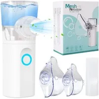 Forrlite Inhalator Inhalationsgerät für Erwachsene und Kinder, USB-C Inhaliergeräte, Wiederaufladbarer Inhalator mit Tragbarem Design, Einfach zu, Bedienen und zu Reinigen, Effiziente Zerstäubung für Heim, Reisegebrauch