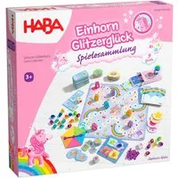 Haba Spielesammlung Einhorn Glitzerglück Spielesammlung, Kinderspiel