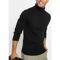 bonprix Rollkragenpullover mit Rollkragen, mit Rippbündchen, Regular Fit