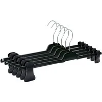 RSR Hangers Kleiderbügel Hosenspanner Klemmbügel Rockbügel Hosenbügel PUC 24, (20-tlg)