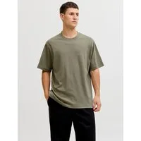Jack & Jones T-Shirt JPRBLAOWEN SS BRANDING TEE SN Baumwollmischung, relaxed fit