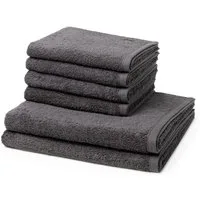 ROSS Handtuch Set Vita, Walkfrottee (Spar-Set, 6-St), 4 X Handtuch 2 X Duschtuch im Set - Baumwolle - Saugstark