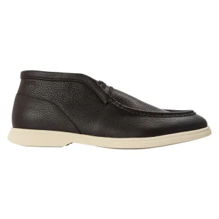Boss - "Sienne Desb" Chukka-Stiefel für Herren, Leder (Dunkelbraun)