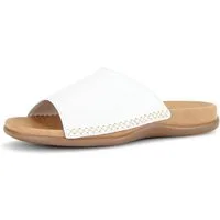 Gabor Pantolette Sommerschuh, Schlüpfschuh mit Kontrastnähten