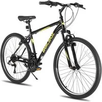HILAND Mountainbike 26 27,5 29 Zoll bike MTB für Männer Frauen, Studenten-Pendlerfahrrad, mit V-Bremse, 21 Gang, Federgabel, Hochwertiger Rahmen,Kettenschaltung