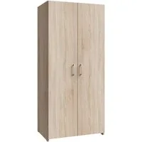 FORTE Kleiderschrank 2 Dekore, Mehrzweckschrank, Einlegeböden optional