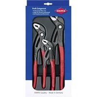 Knipex Zangenset ®-Paket 00 20 09 V02, Einstellung per Knopfdruck, Selbstklemmeffekt, Feinverstellung