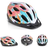 Byox Kinderhelm Kinder Schutzhelm Y02 Größe L, 58-62 cm, 17 Löcher, einstellbar, LED-Licht