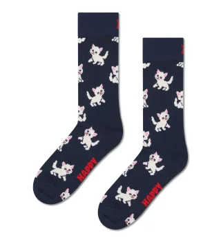 happy socks - Kitten Sock Blau - Gr. - 38
