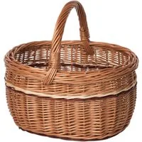 Holzwaren Wasmer Einkaufskorb Weidenkorb "Oval"