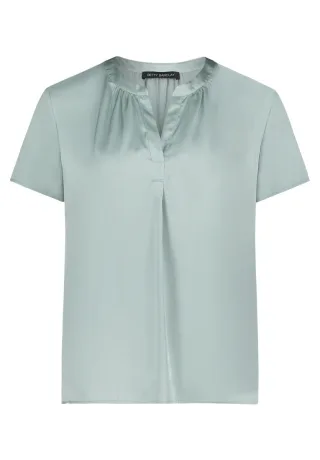 Betty Barclay - Satin-Bluse grün - Gr. - 36