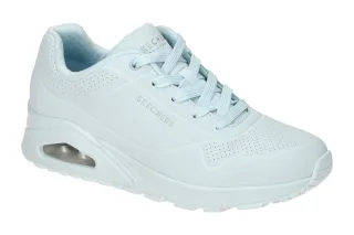 Skechers 73690 LTDN Damen Sneaker Halbschuhe Blau Light Denim Memory Foam