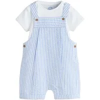Next Body & Hose Baby Latzhose aus Webmaterial und Bodysuit im Set (2-tlg)